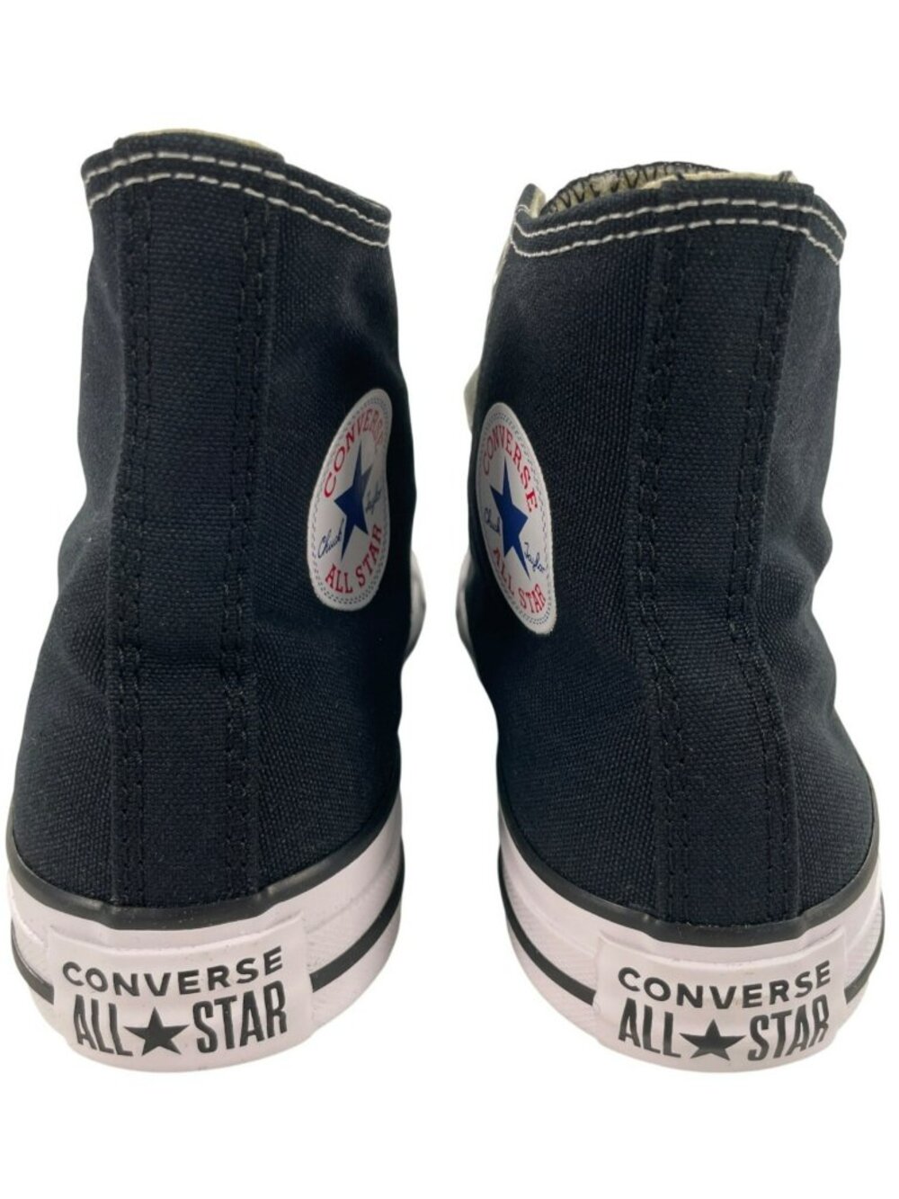 Converse Chuck Taylor All Star Hi Black Canvas Unisex Sneakers Sz 4 Men 6 Women - Picture 7 of 12